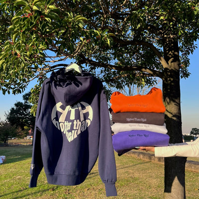 heart logo hoodie – YZ