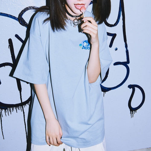 Ado × 9090 Pretty Girl Tee -Blue Rose- – YZ
