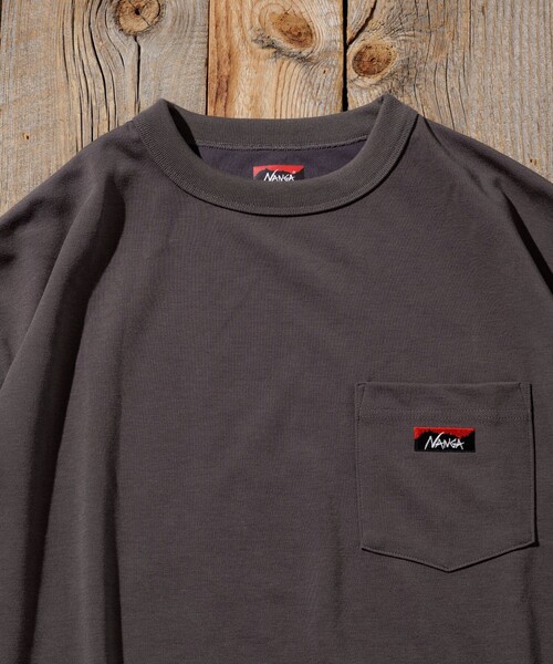 NANGA（ナンガ） tシャツ 別注 neo-PRO スピンドル ポケット ロング