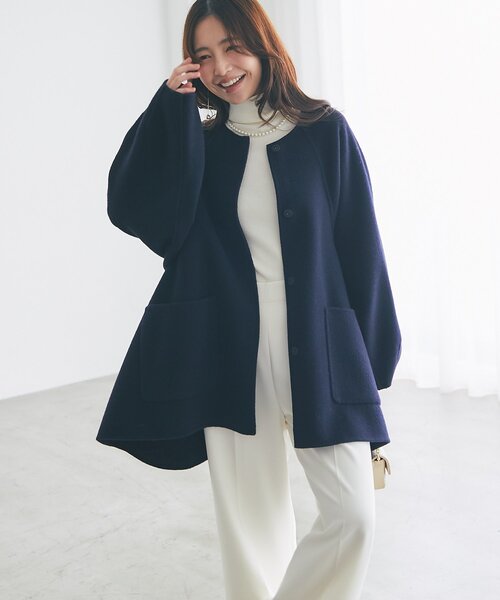 La boutique Bonbon（ラブティックボンボン） ノーカラーコート コート