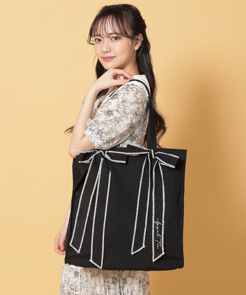 Appel Toi（アペルトワ） トートバッグ リボン うちわすっぽり トート