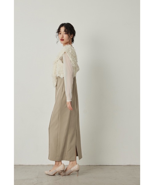 niana（ニアナ） ドレス フリンジグリッターノットドレス 秋冬 結婚式