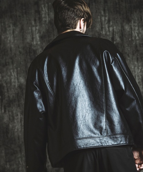 NO ID.（ノーアイディー） 革ジャン ライダース 「NO ID.」Synthetic