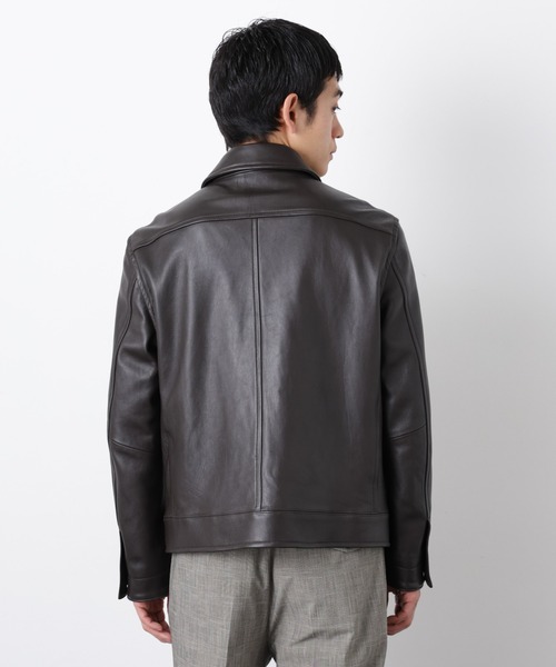 NANO universe（ナノ・ユニバース） 革ジャン ライダース ラムナッパ