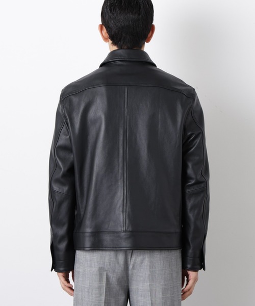 NANO universe（ナノ・ユニバース） 革ジャン ライダース ラムナッパ