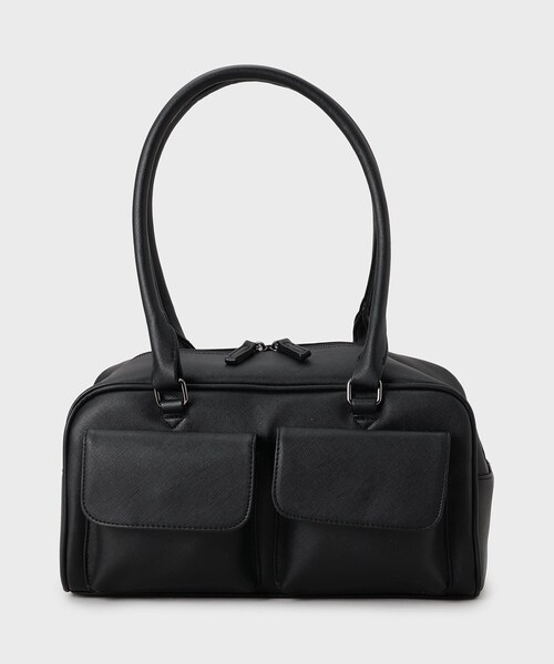 THE SHOP TK ボストンバッグ ダブルフラップミニボストン ユニセックス