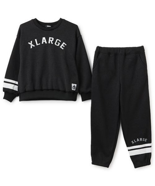 XLARGE KIDS（エクストララージ キッズ） セットアップ カレッジロゴ