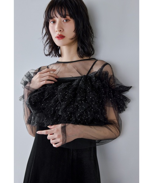 niana（ニアナ） ドレス ボリュームフリルレイヤードレス 3点セット