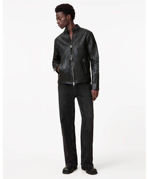 ALLSAINTS（オールセインツ） コート ジャケット CORA LEATHER SNAP