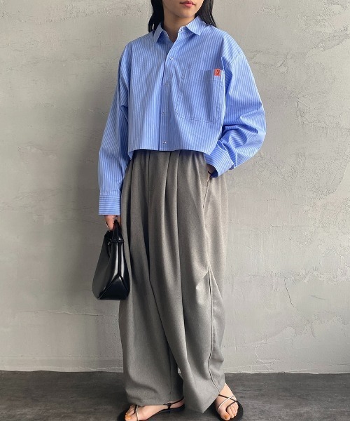 mizuiroind（ミズイロインド） カーゴパンツ ワイドカーゴパンツ