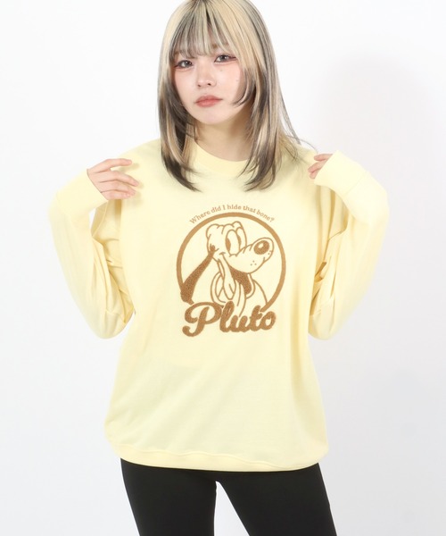 Disney（ディズニー） トレーナー スウェット キャラクター サークル