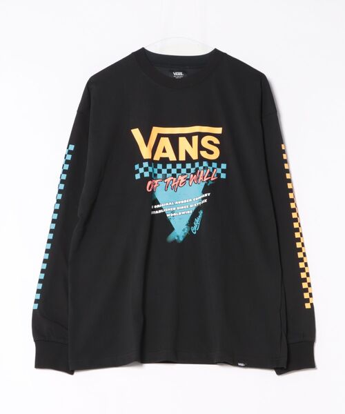 VANS（ヴァンズ） tシャツ VANSアパレル(WJ) M Neon Checker Racing L