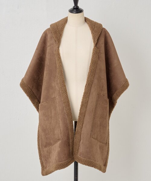 ムートンマフラー✩ショール✩ムートン✩柔らか✩ラムレザー✩留め具は