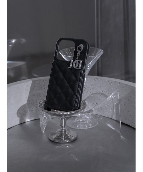 Darich（ダーリッチ） スマホケース キルティングミラーDDチャーム