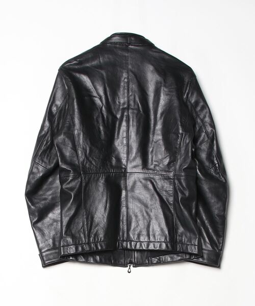 NICOLE CLUB FOR MEN（ニコルクラブフォーメン） レザーブルゾン LARGE