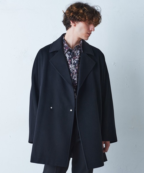 Lui's（ルイス） チェスターコート FREE ブラック メンズ : ZOZOTOWN