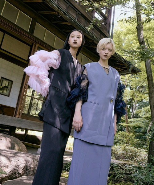 ANDRESD ドレス 「2点セットアイテム」 バックシアージレセットアップ