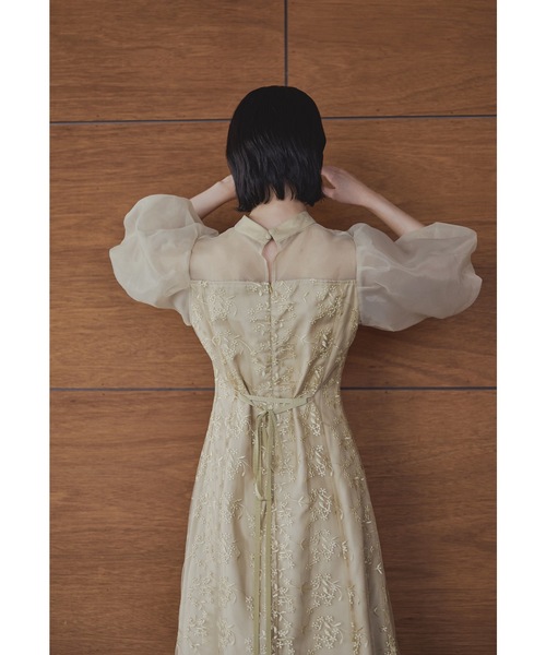 niana（ニアナ） ドレス 「低身長用サイズあり」オーガンジー