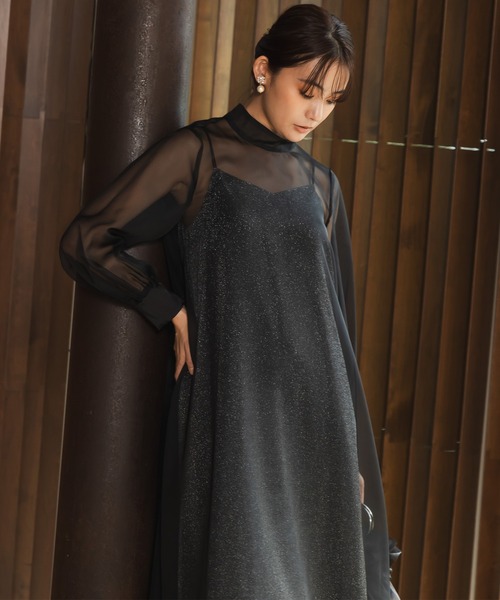 kaene（カエン） ドレス 「kaene」マットカルゼオーガンドレス