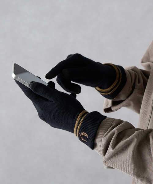 FRED PERRY（フレッドペリー） 手袋 「FRED PERRY」「スマホ対応