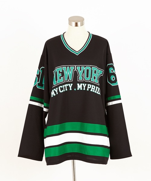 tシャツ a.p.o.v. ナンバリングホッケージャージ メンズ レディース