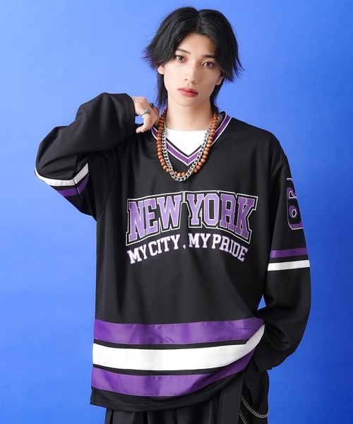 tシャツ a.p.o.v. ナンバリングホッケージャージ メンズ レディース