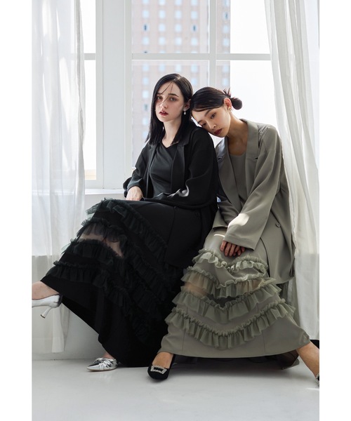 niana（ニアナ） ドレス トランスペアレントヘムセットアップドレス 2