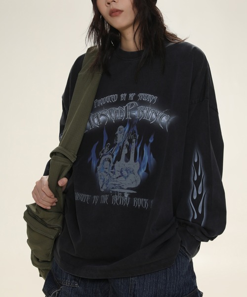 MASONPRINCE tシャツ ビッグシルエットヴィンテージ加工MPオリジナル