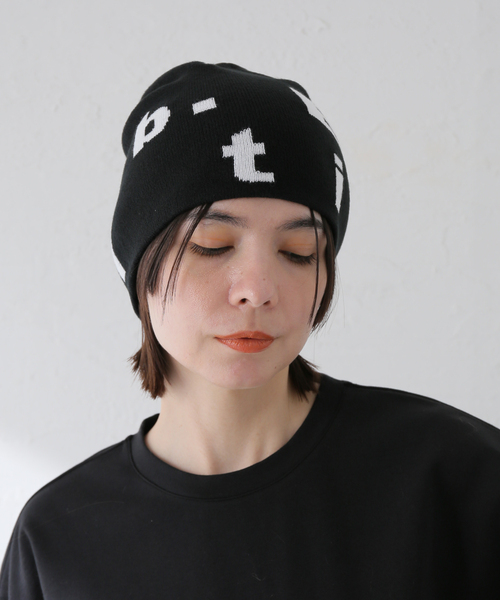 ニット帽 ニットキャップ 「b.Eautiful/ビューティフル」 Stacked Logo