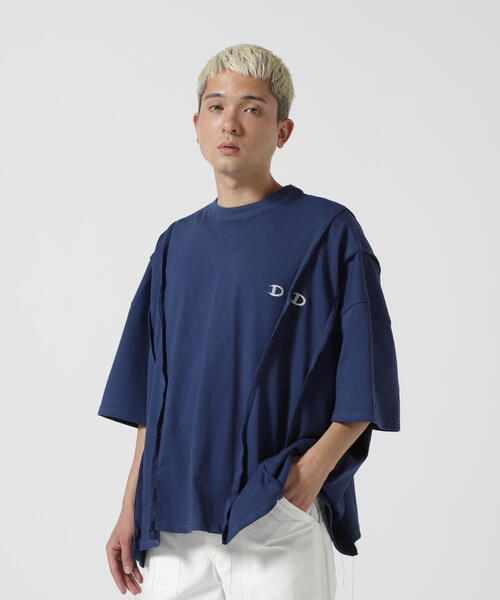 DISCOVERED（ディスカバード） tシャツ 別注DOCKING WIDE S/S TEE
