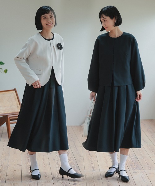 Neina セットアップ 「入学式・卒業式・フォーマル」ナチュラル