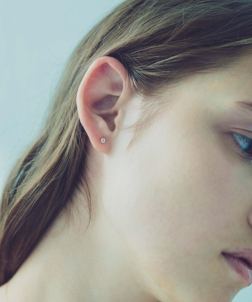 ete（エテ） ピアス K18 ダイヤモンド 0.2ct ピアス「ブライト