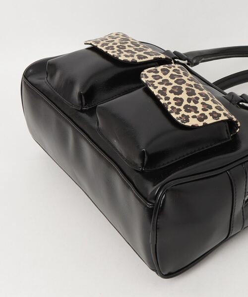 FUNALIVE（ファンアライブ） ボストンバッグ Coboca+合皮ヒョウ柄W