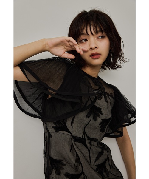 niana（ニアナ） ドレス サーキュラースリーブフラワードレス 花柄