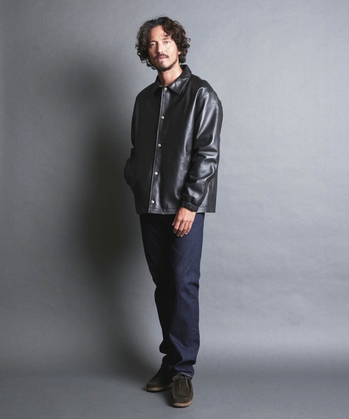 Magine（マージン） 革ジャン ライダース LAMB LEATHER COACH JKT