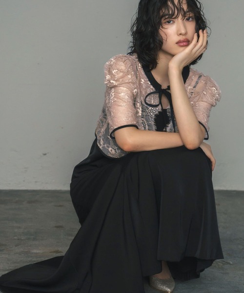 GIRL DRESS FOR NOW ドレス 「2WAY 着回しを楽しめる」レースブラウス