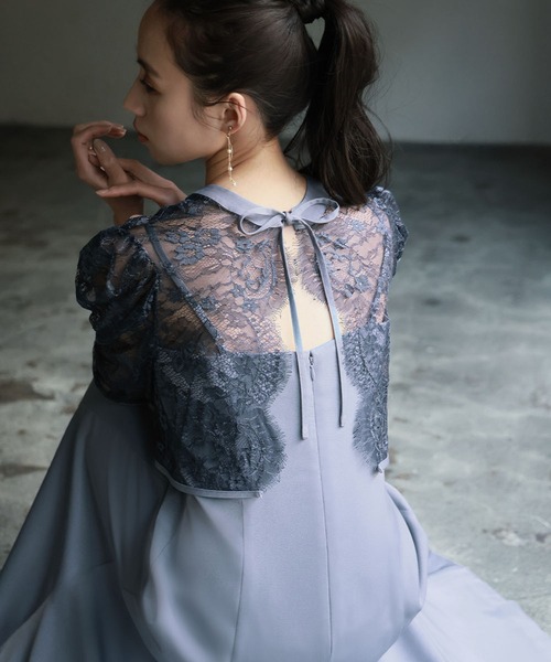 GIRL DRESS FOR NOW ドレス 「2WAY 着回しを楽しめる」レースブラウス