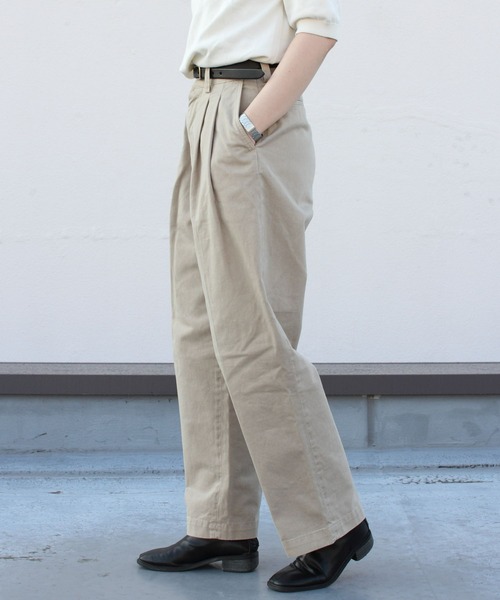 RICCARDO METHA（リカルドメッサ） パンツ 2タックワイドパンツ