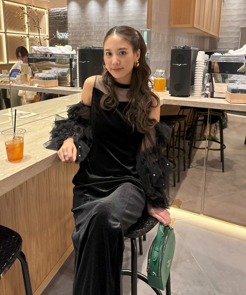 ANDRESD ドレス ディタッチドスリーブドレス / detached sleeve dress