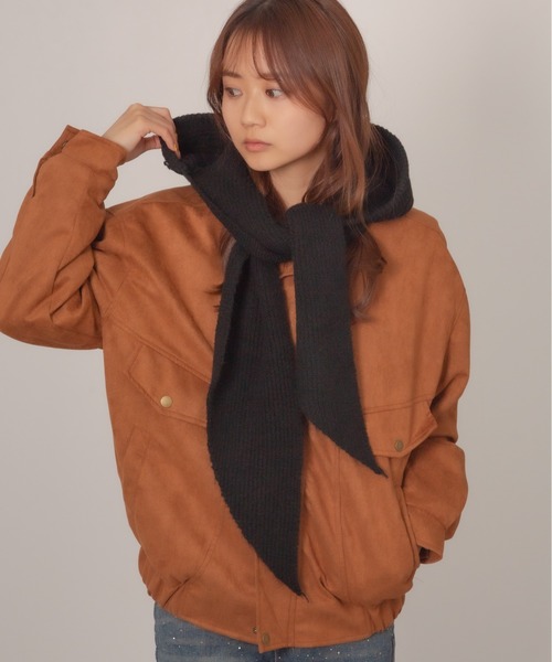 s/ash スターフード マフラービーニー Y2K グランジ ニット帽 スカーフ