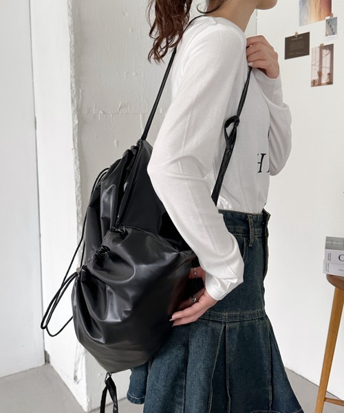 CLEA デイバック リュック メタリックドロストナップザック/リュック