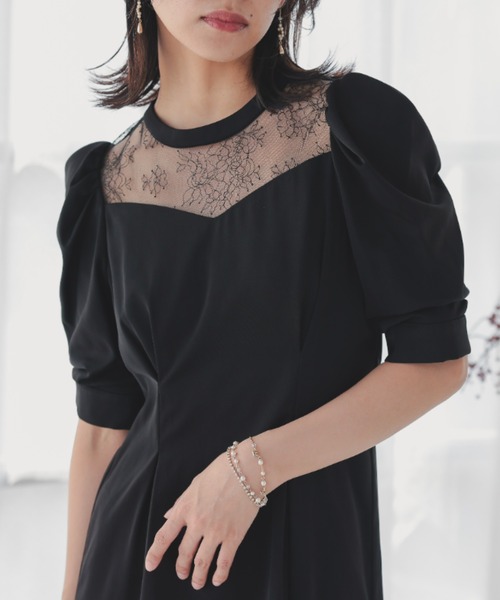 Dorry Doll（ドリードール） ドレス デコルテレースペンシルドレス