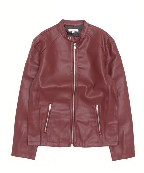 革ジャン ライダース 「WEB限定」 フェイクレザー シングルライダース