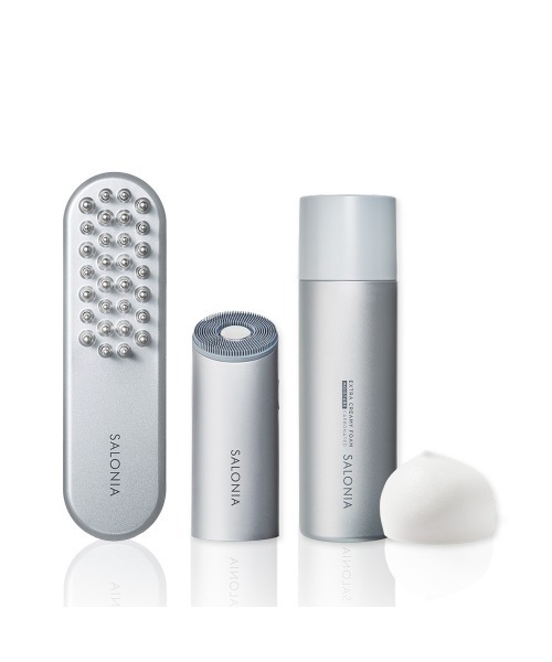 ボディ・フェイスケア SALONIA ION FACIAL BRUSH SILVER SALONIA