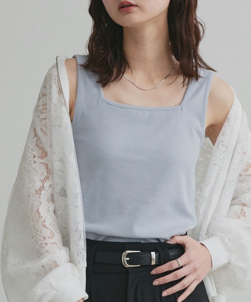 ad thie（アドティエ） タンクトップ ノースリーブ 前後2WAYタンク