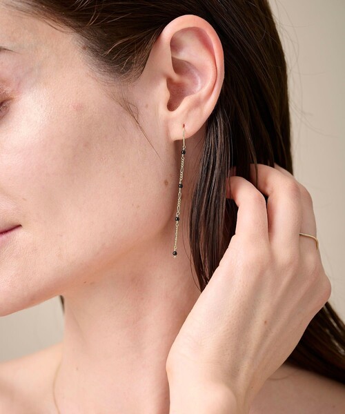 ete（エテ） ピアス ステーション チェーン ピアス レディース