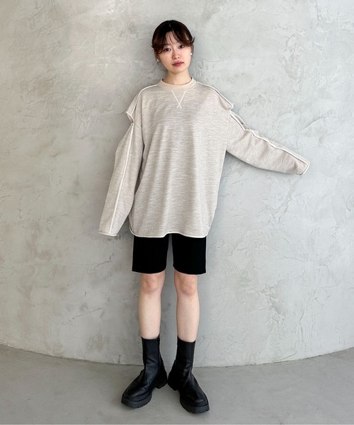 JULIUS MA バイカー パンツ ジップ ミラノリブ【アーカイブ】 JULIUS