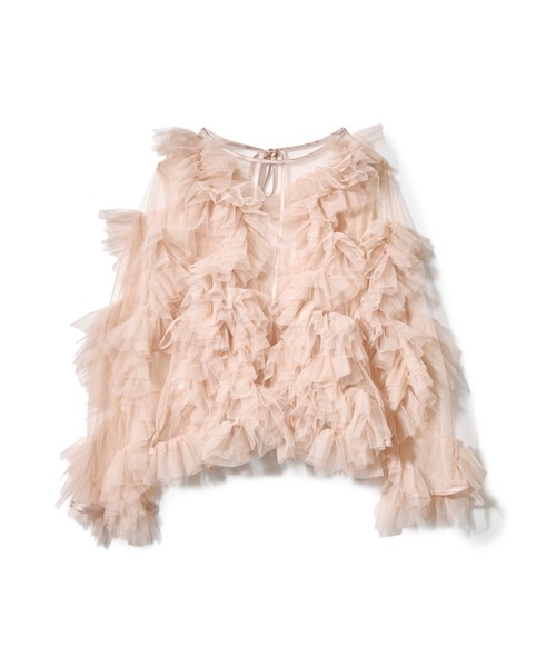 NOTREemor tulle veil tops NOTRE emor（ノートルエモア） ブラウス