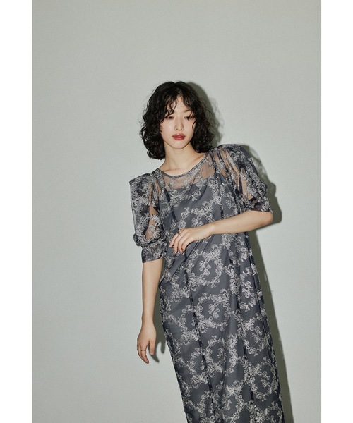 niana（ニアナ） ドレス オリジナルペイズリーパターンドレス 刺繍