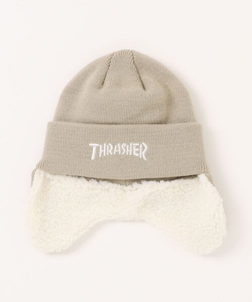THRASHER（スラッシャー） ニット帽 ニットキャップ MAG LOGO EAR FLAP